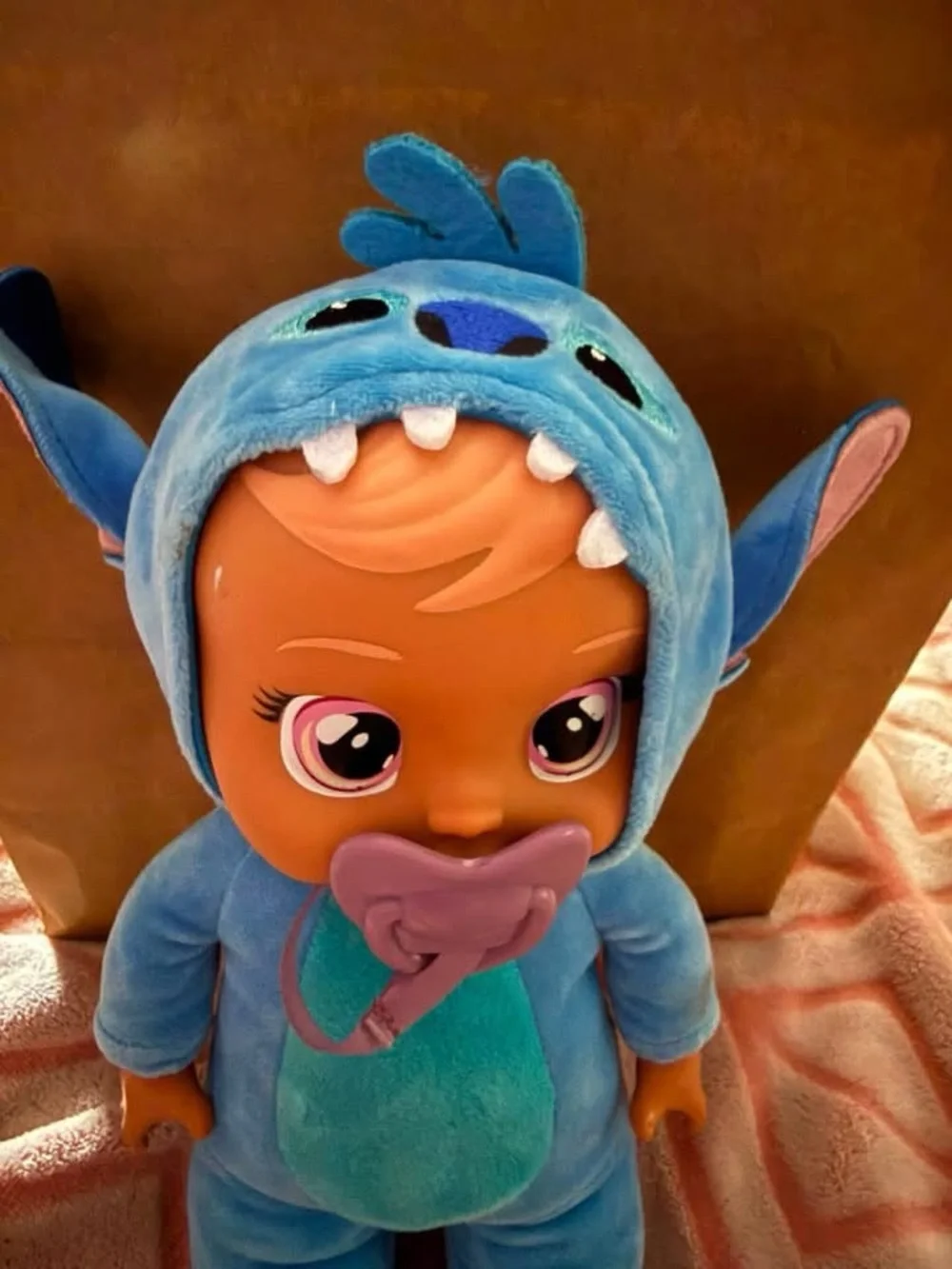 Disney Crying babies tiny cuddles Stitch plush doll